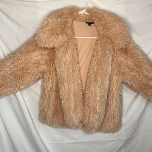 Pink Faux Fur Jacket